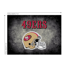 Load image into Gallery viewer, San Francisco 49ers Distressed Rug