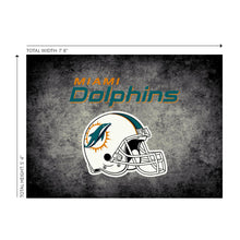 Load image into Gallery viewer, Miami Dolphins Distressed Rug