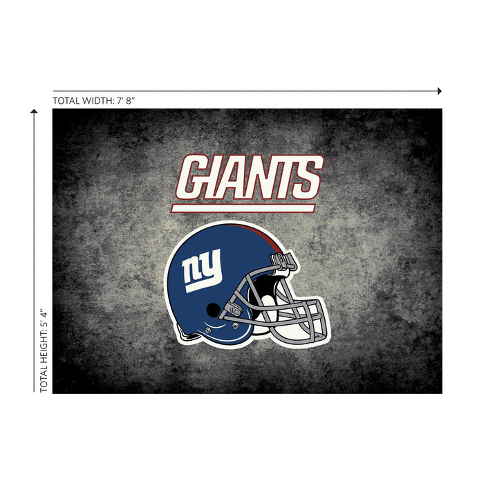 New York Giants Distressed Rug