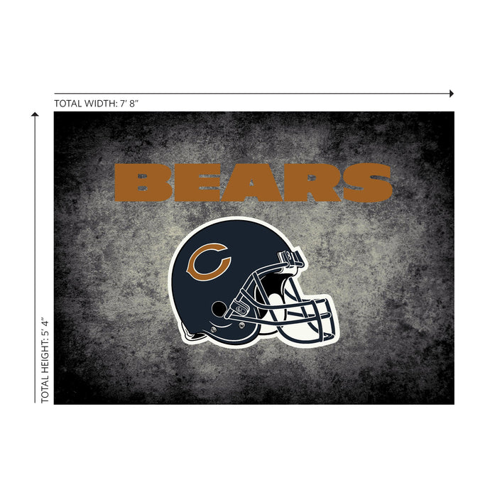 Chicago Bears Distressed Rug