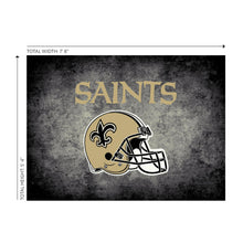 Load image into Gallery viewer, New Orleans Saints Distressed Rug