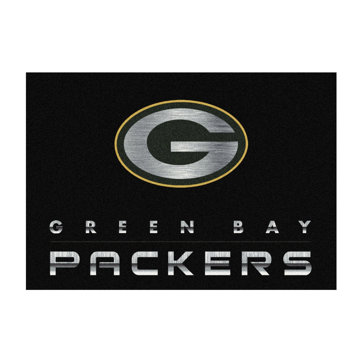 Green Bay Packers Chrome Rug