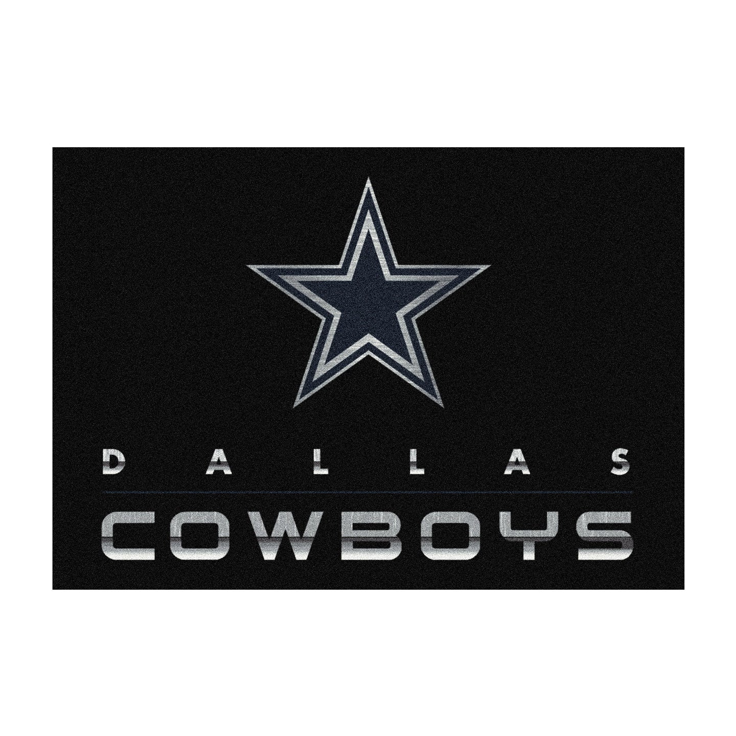 Dallas Cowboys Chrome Rug