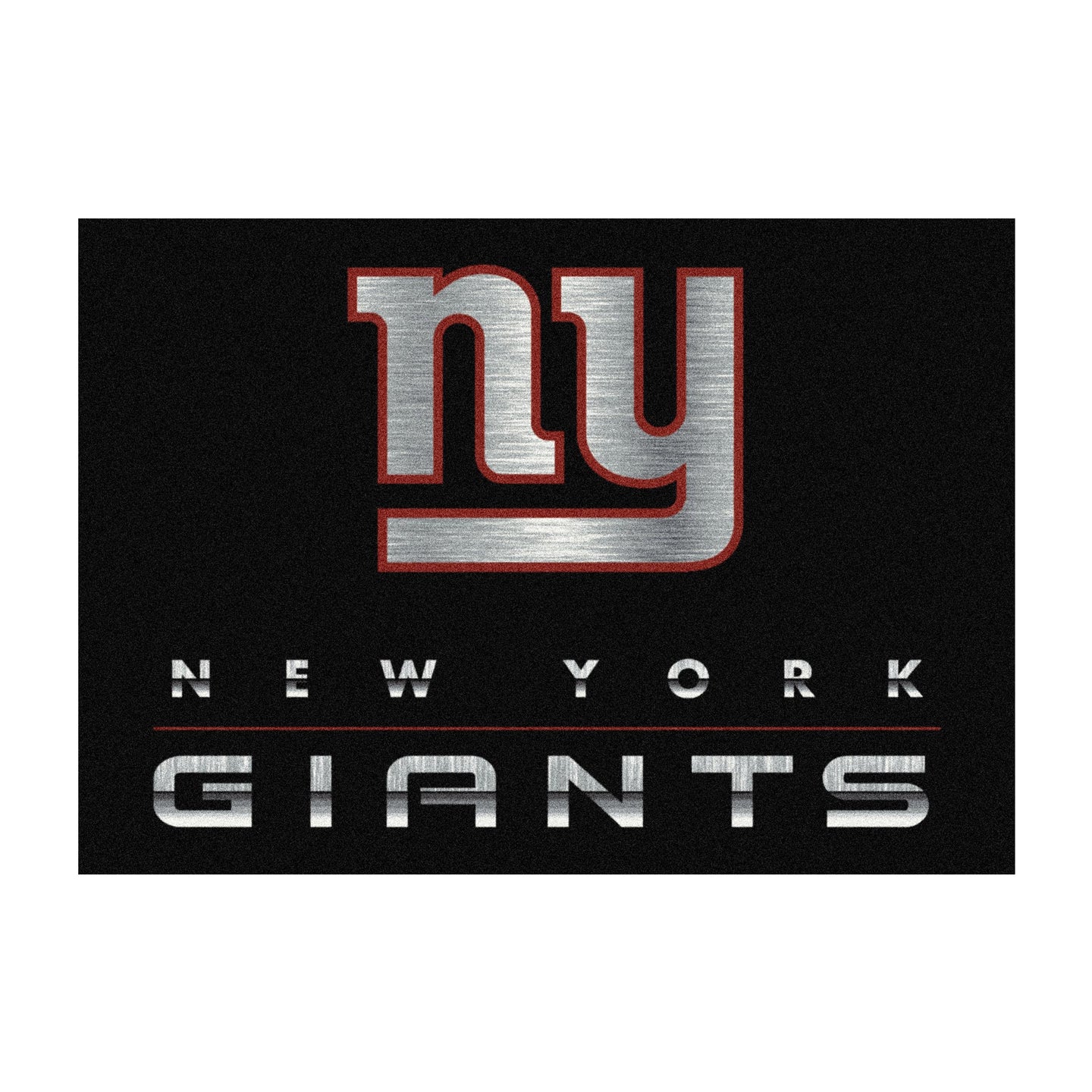 New York Giants Chrome Rug