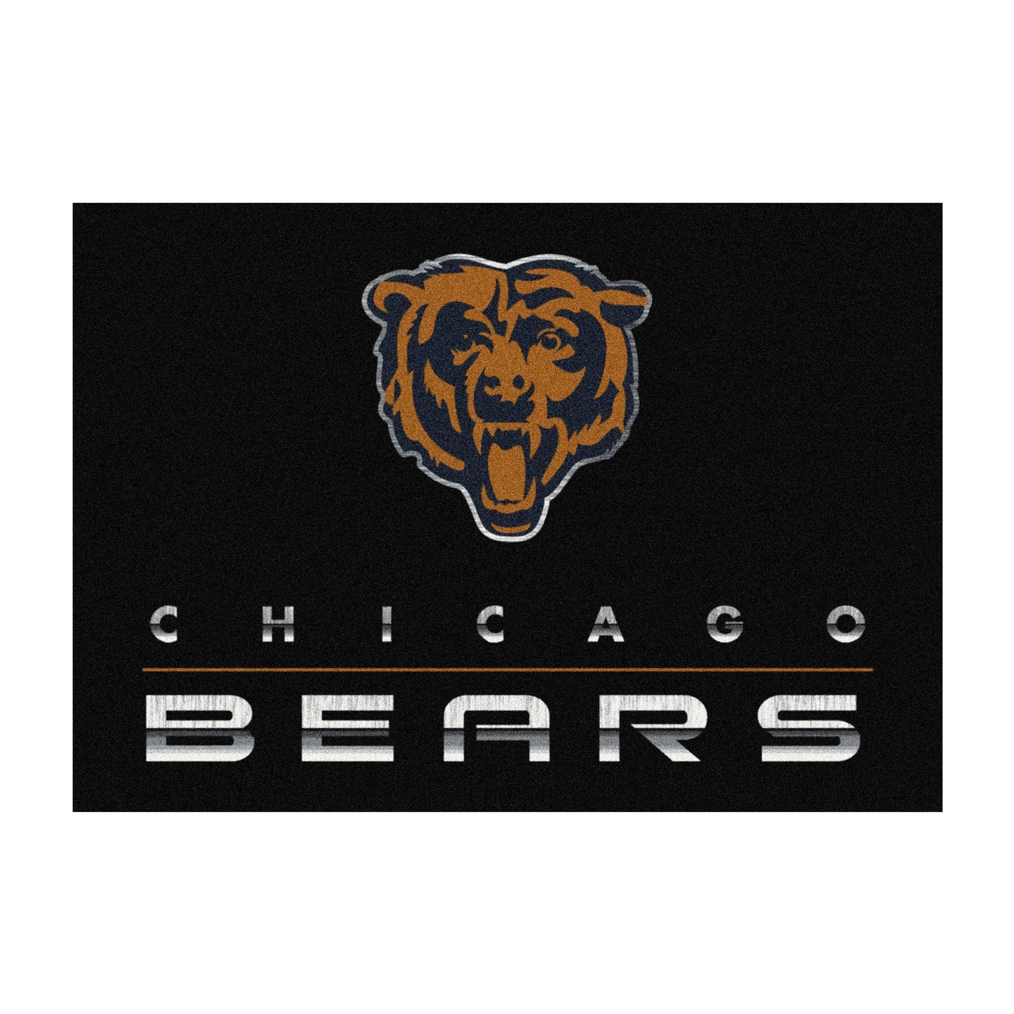 Chicago Bears Chrome Rug