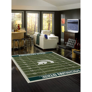 Michigan State Homefield Rug