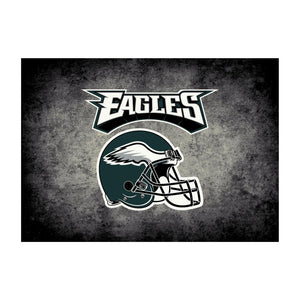 Philadelphia Eagles Distressed Rug