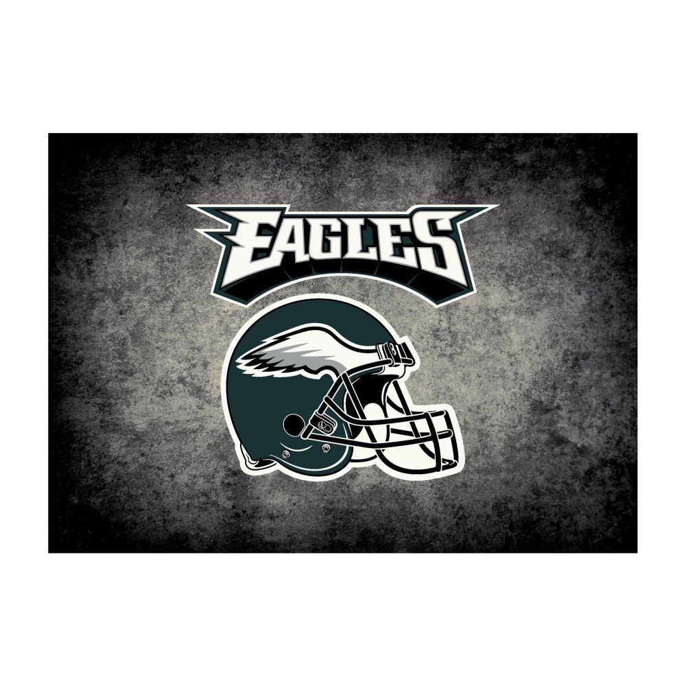 Philadelphia Eagles Distressed Rug