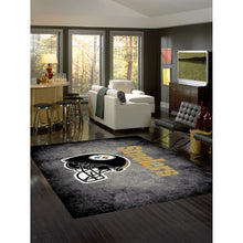 Load image into Gallery viewer, Pittsburgh Steelers Distressed Rug