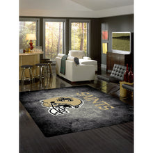 Load image into Gallery viewer, New Orleans Saints Distressed Rug