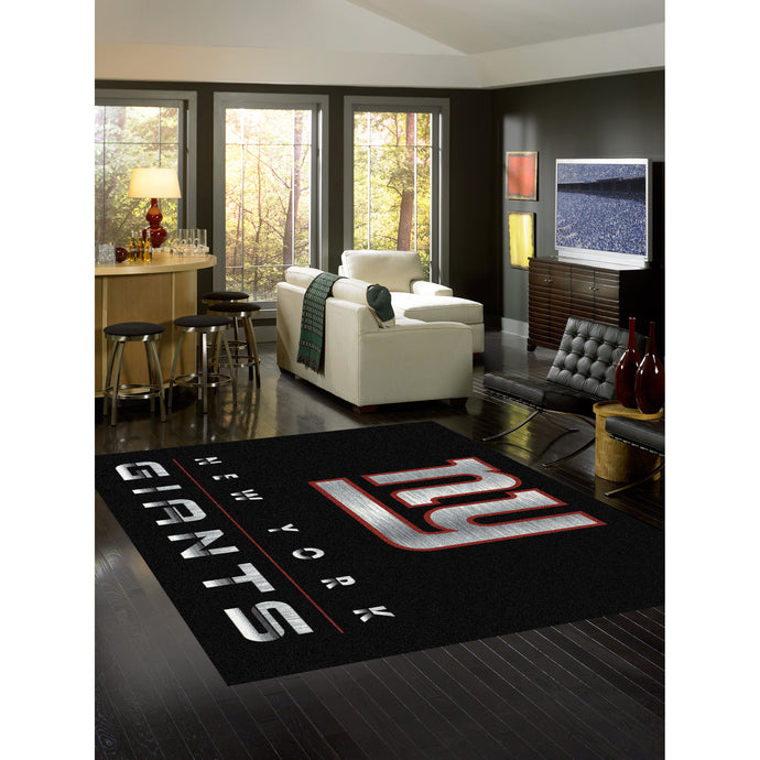 New York Giants Chrome Rug