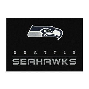 Seattle Seahawks Chrome Rug