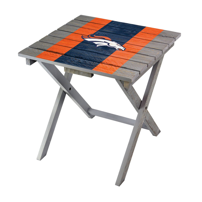 Denver Broncos Folding Adirondack Table
