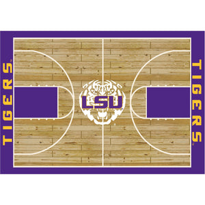 LSU Tigers Courtside Rug