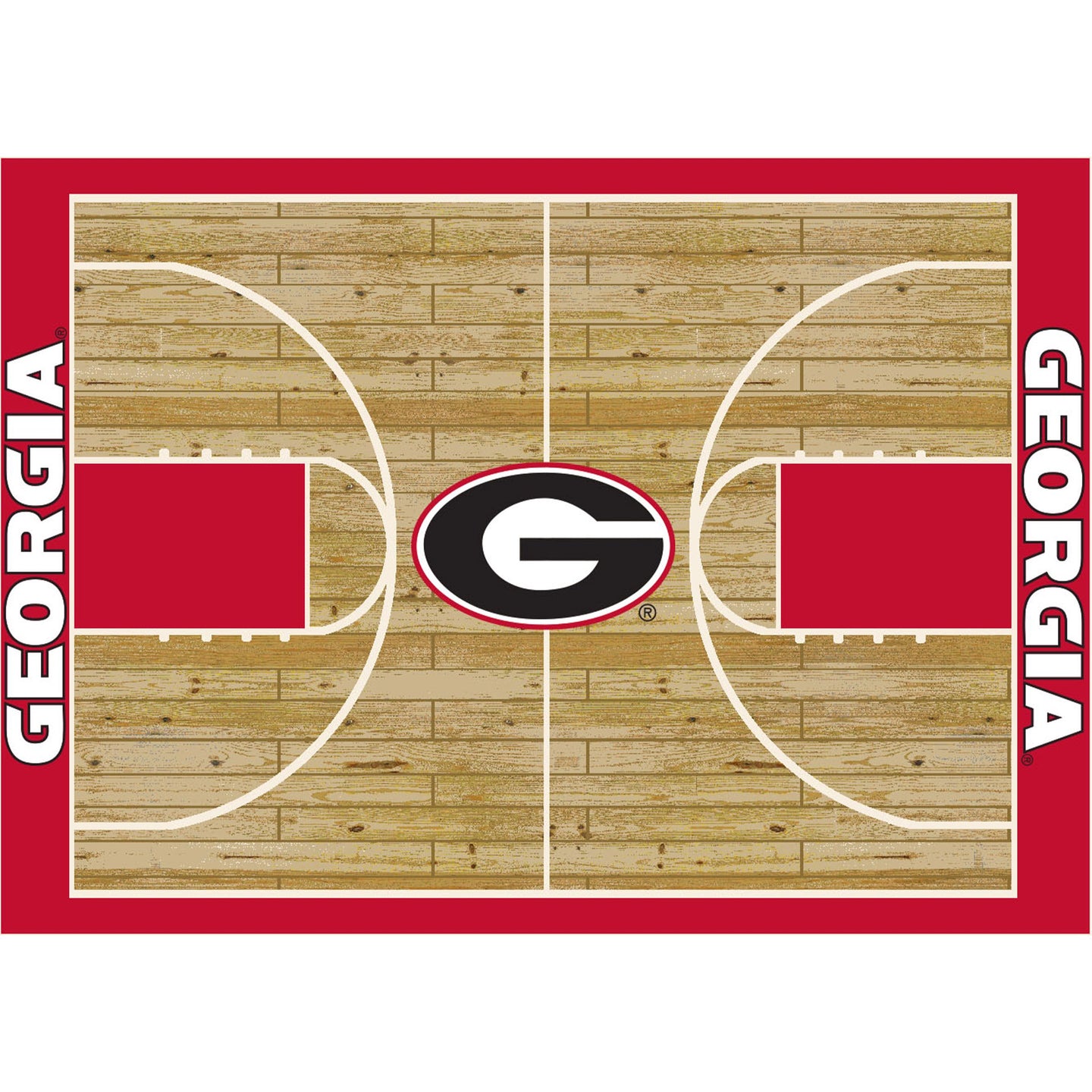 University Of Georgia Courtside Rug