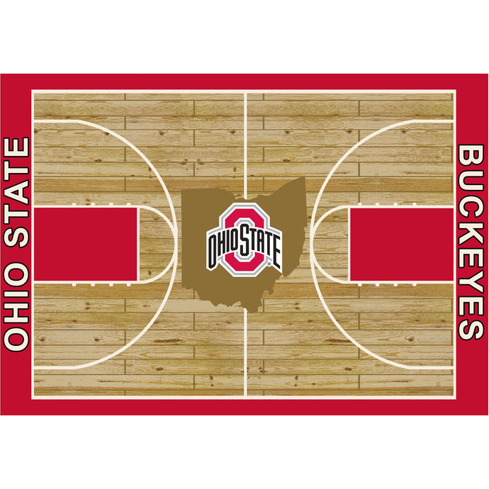 Ohio State Buckeyes Courtside Rug