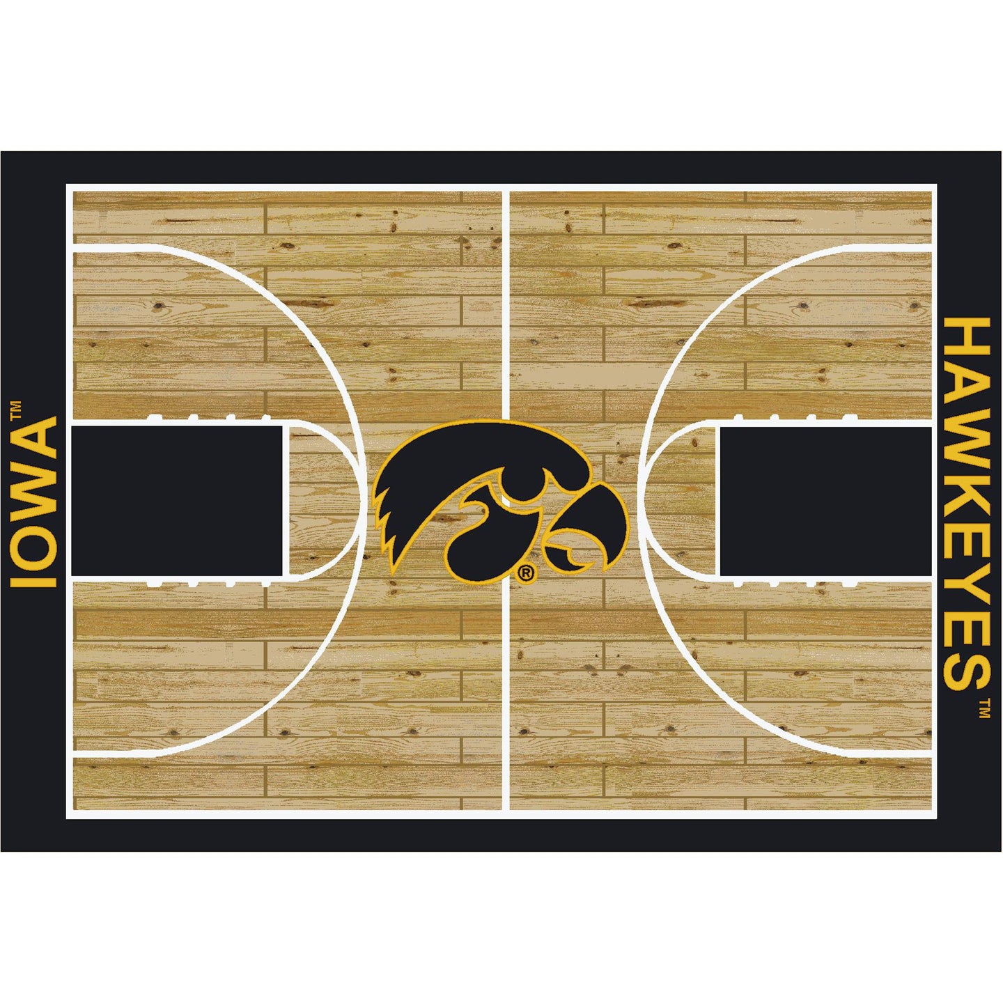 University Of Iowa Courtside Rug