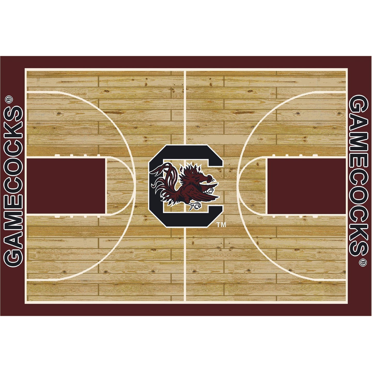 University Of South Carolina Courtside Rug