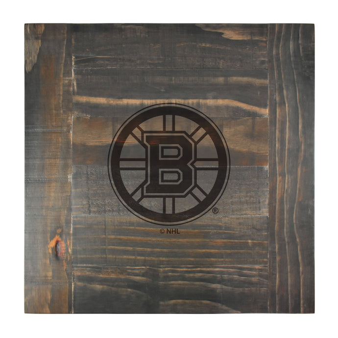 Boston Bruins Reclaimed Side Table