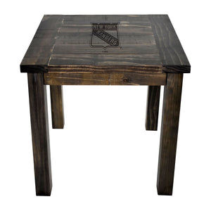 New York Rangers Reclaimed Side Table