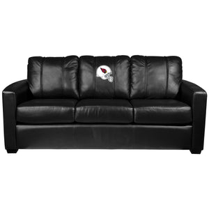 Silver Sofa with Arizona Cardinals Helmet Logo