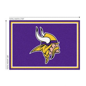 Minnesota Vikings 3x4 Area Rug