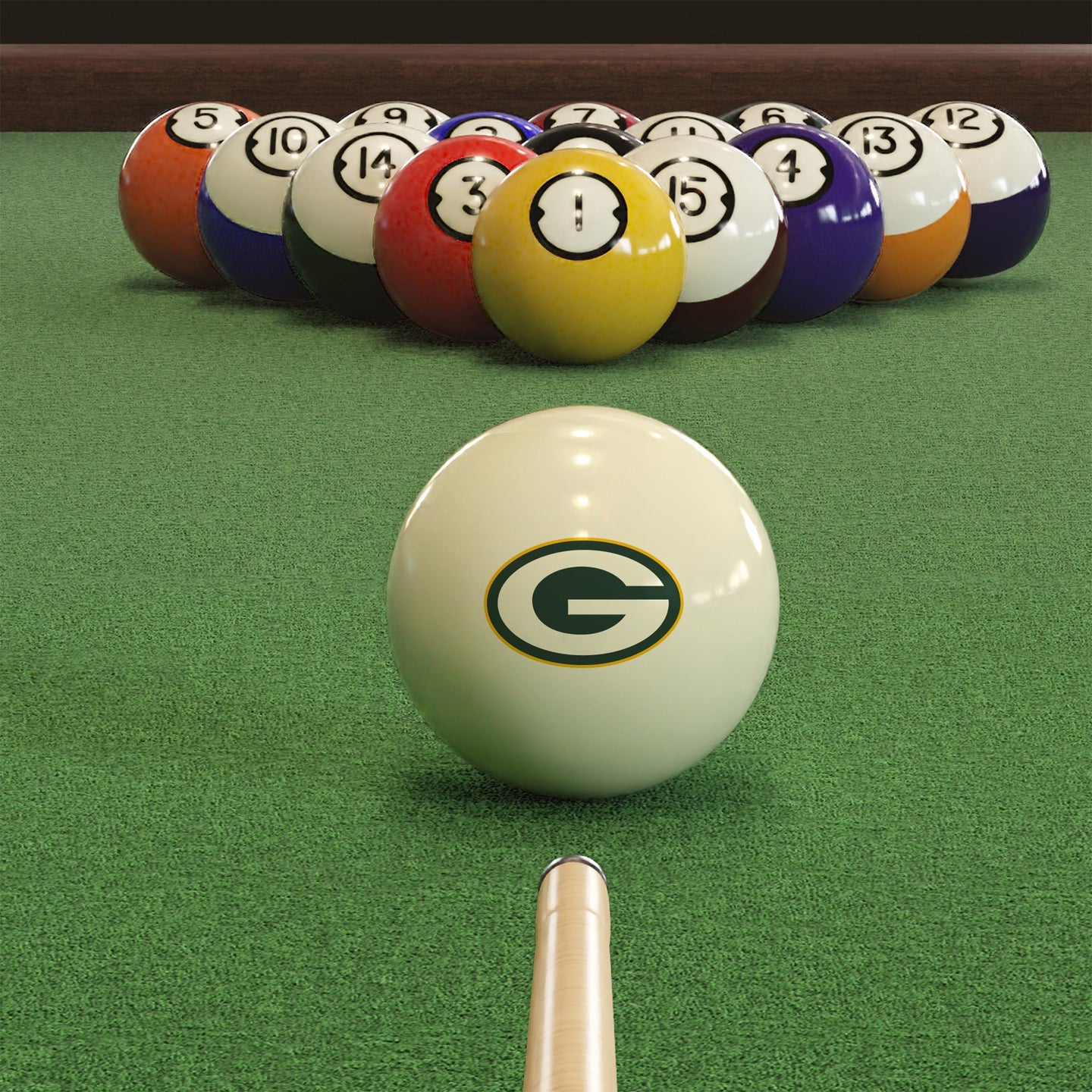 Green Bay Packers Cue Ball