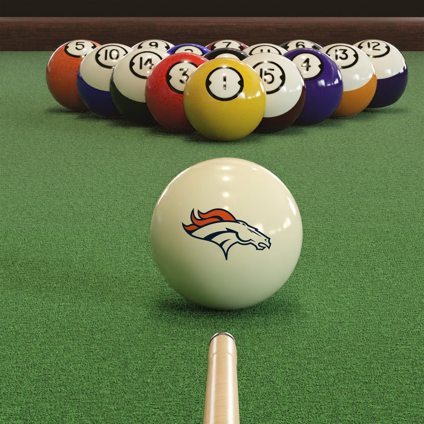 Denver Broncos Cue Ball