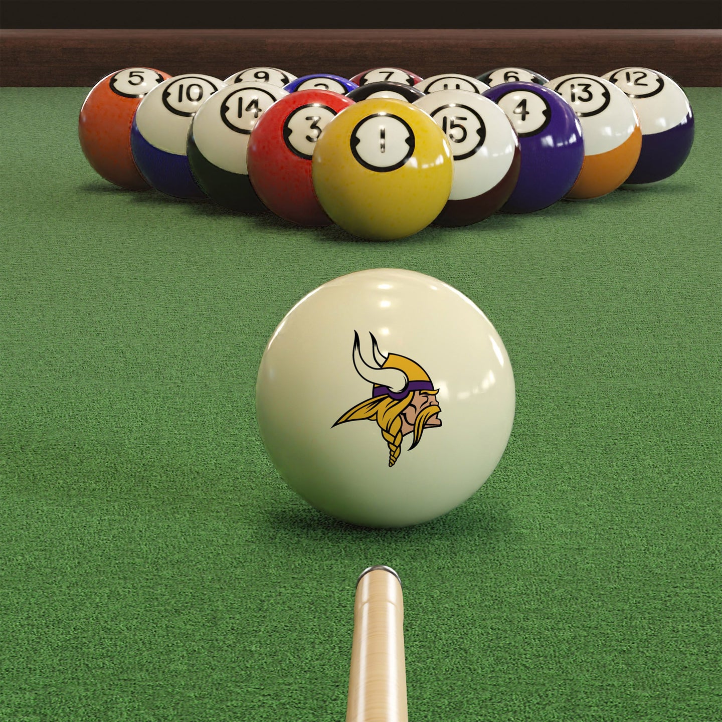 Minnesota Vikings Cue Ball