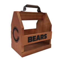 Load image into Gallery viewer, Chicago Bears Wood BBQ Caddy