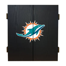 Load image into Gallery viewer, Miami Dolphins Fan&#39;s Choice Dartboard Set