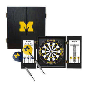 Michigan Wolverines Fan's Choice Dartboard Set