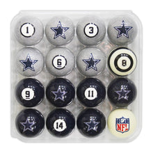 Load image into Gallery viewer, Dallas Cowboys Billiard Balls with Numbers