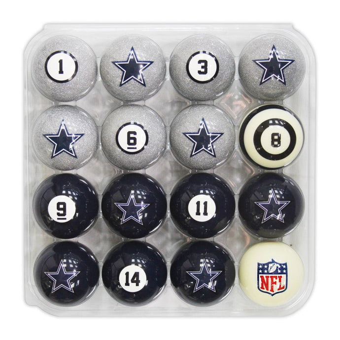 Dallas Cowboys Billiard Balls with Numbers