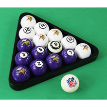 Load image into Gallery viewer, Minnesota Vikings Billiard Balls with Numbers