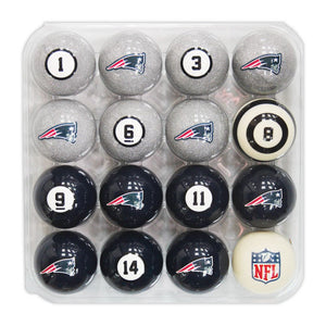 New England Patriots Billiard Balls with Numbers