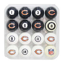 Load image into Gallery viewer, Chicago Bears Billiard Balls with Numbers