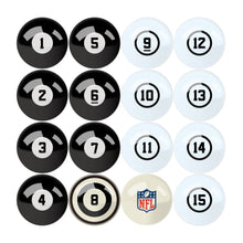 Load image into Gallery viewer, Cleveland Browns Billiard Balls with Numbers