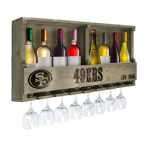 San Francisco 49ers Reclaimed Bar Shelf