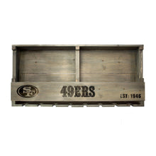 Load image into Gallery viewer, San Francisco 49ers Reclaimed Bar Shelf