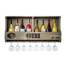 Load image into Gallery viewer, San Francisco 49ers Reclaimed Bar Shelf
