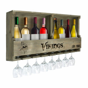 Minnesota Vikings Reclaimed Bar Shelf