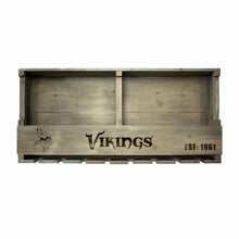 Load image into Gallery viewer, Minnesota Vikings Reclaimed Bar Shelf