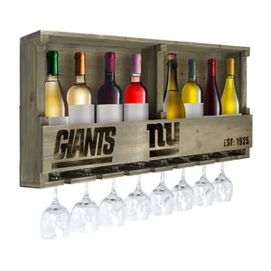 New York Giants Reclaimed Bar Shelf