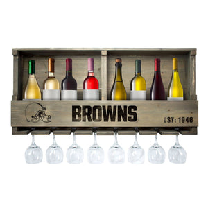 Cleveland Browns Reclaimed Bar Shelf