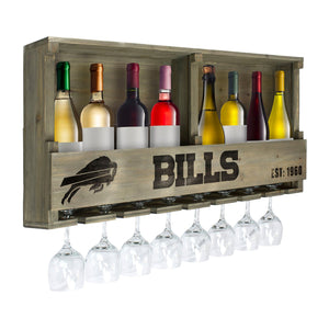 Buffalo Bills Reclaimed Bar Shelf