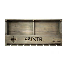 Load image into Gallery viewer, New Orleans Saints Reclaimed Bar Shelf