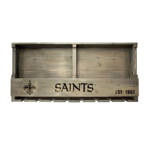 New Orleans Saints Reclaimed Bar Shelf