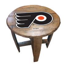 Load image into Gallery viewer, Philadelphia Flyers Oak Barrel Table