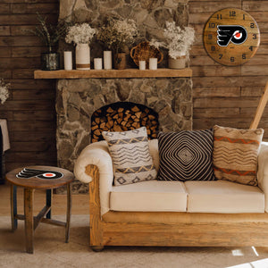 Philadelphia Flyers Oak Barrel Table